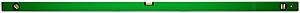 Уровень "Техно", 3 глазка, зеленый корпус, фрезерованная рабочая грань, шкала 1500 мм FIT