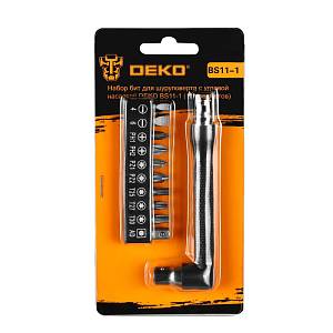 Набор бит с L-образным ключом DEKO BS11-1 (11 предметов) 065-0589