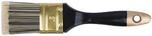 Кисть флейцевая "Стайл", искусственная черно-белая щетина, деревянная ручка 2" (50 мм) FIT