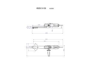 KNSE 9-150 Set Шлифователь угловых сварных швов Metabo