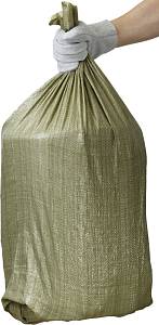 STAYER HEAVY DUTY, 105 х 55 см, 80 л (40 кг), 10 шт, зеленые, плетеные, хозяйственные, строительные мусорные мешки (39158-105)