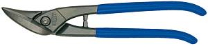 D116-260 Ножницы по металлу, правые, рез: 1.0 мм, 260 мм, непрерывный прямой и фигурный рез ERDI