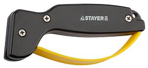 Точилка STAYER "MASTER" универсальная, для ножей, с защитой руки, рабочая часть из карбида 47513