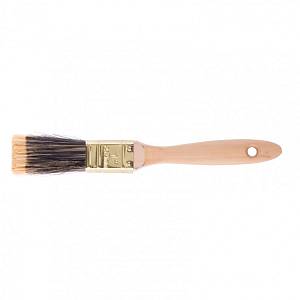 Кисть плоская Golden 1", искусственная щетина, деревянная ручка MTX